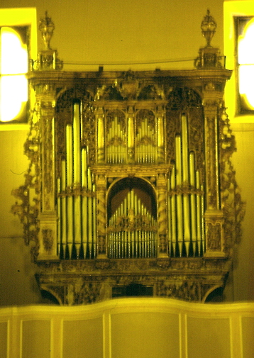 Chiesa di Santa Maria. Interno: organo Lo Bianco
