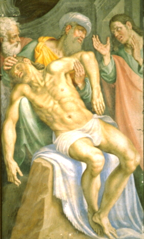 Affreschi della Chiesa di San Vittore - Deposizione
