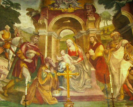 Affreschi della Chiesa di San Vittore: natività
