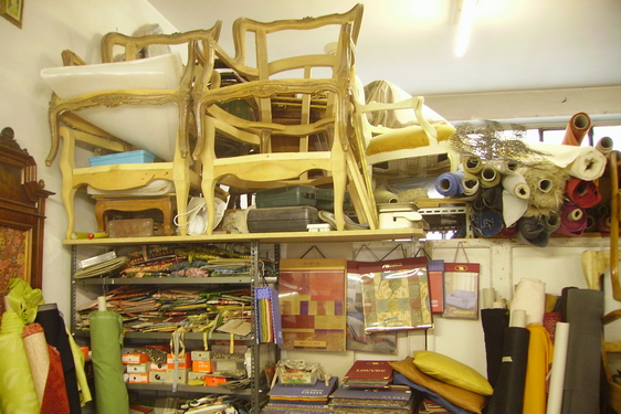 La bottega del tappezziere