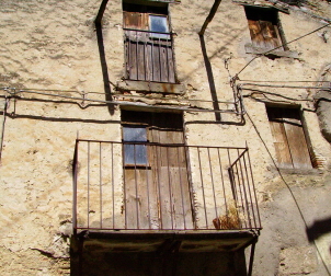 Finestre e balconi del centro antico
