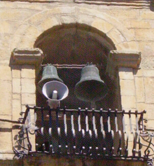 Chiesa di Santa Maria. Campanile: cella campanaria